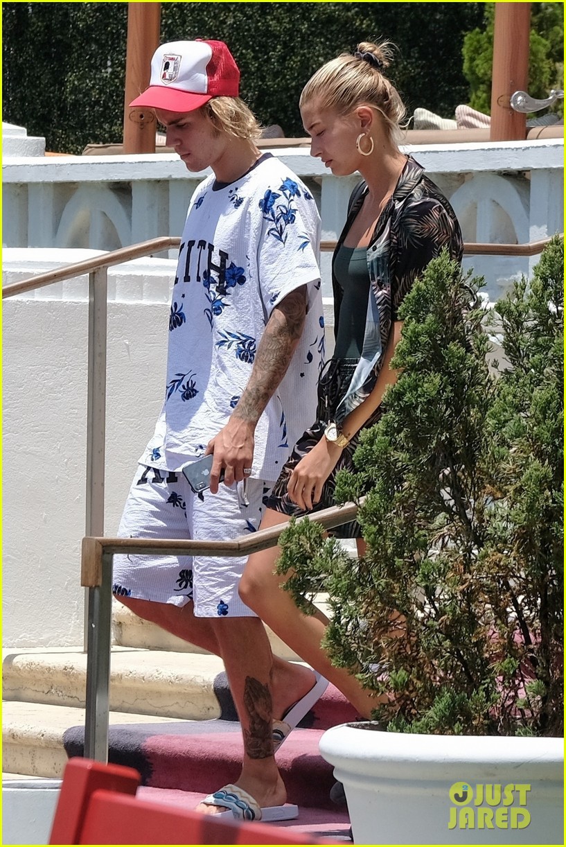 justin bieber shows off tattooed torso on vacation with hailey baldwin 37