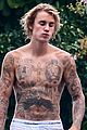justin bieber shows off tattooed torso on vacation with hailey baldwin 02