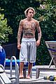 justin bieber shows off tattooed torso on vacation with hailey baldwin 13