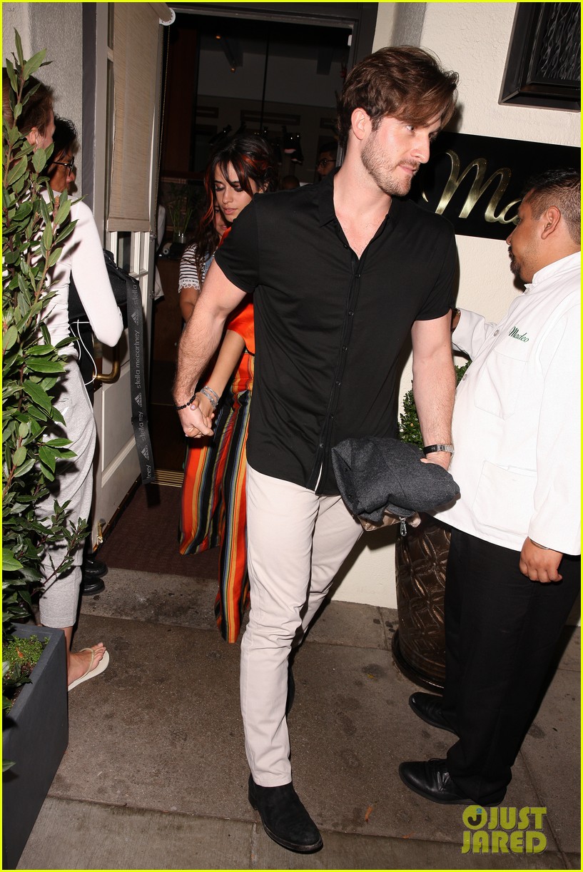 camila cabello matthew hussey hold hands after loreal event 06