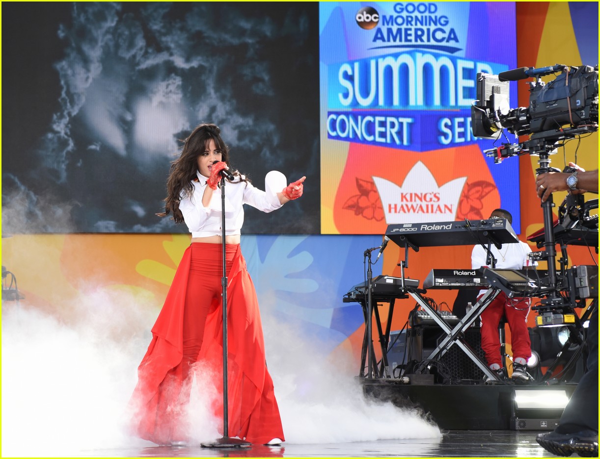 camila cabello performs her hits on good morning america 18