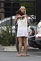 selena gomez wears keep the faith t shirt while stepping out for breakfast 01