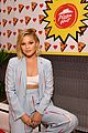 olivia holt and aubrey joseph strike a pose during comic con day 2 26