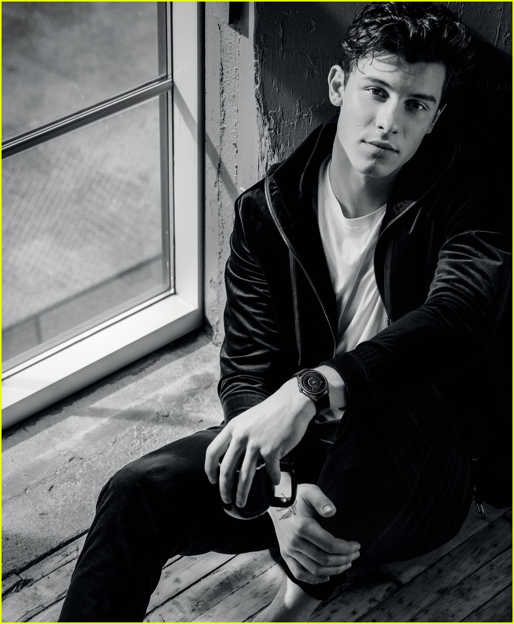 Shawn Mendes Poses for B W Pics Featured in New Emporio Armani