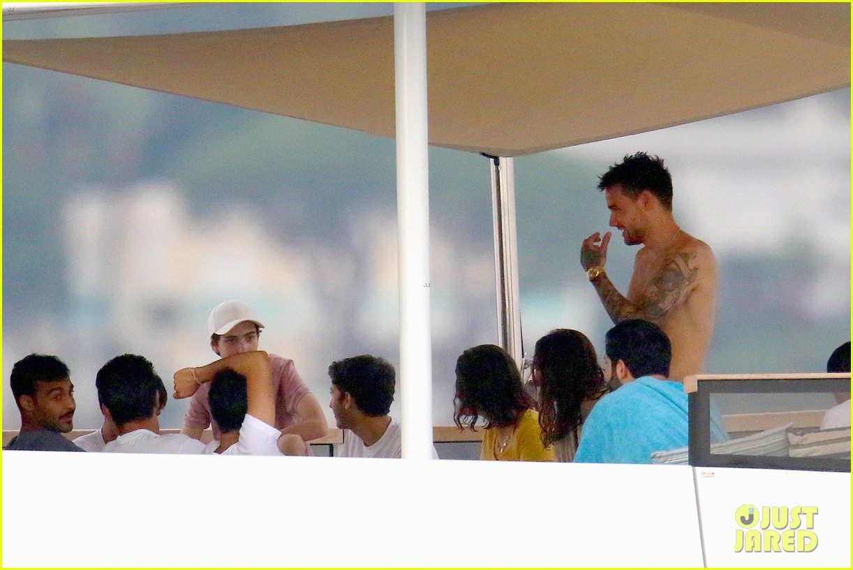 liam payne dances works out while shirtless on a yacht 107