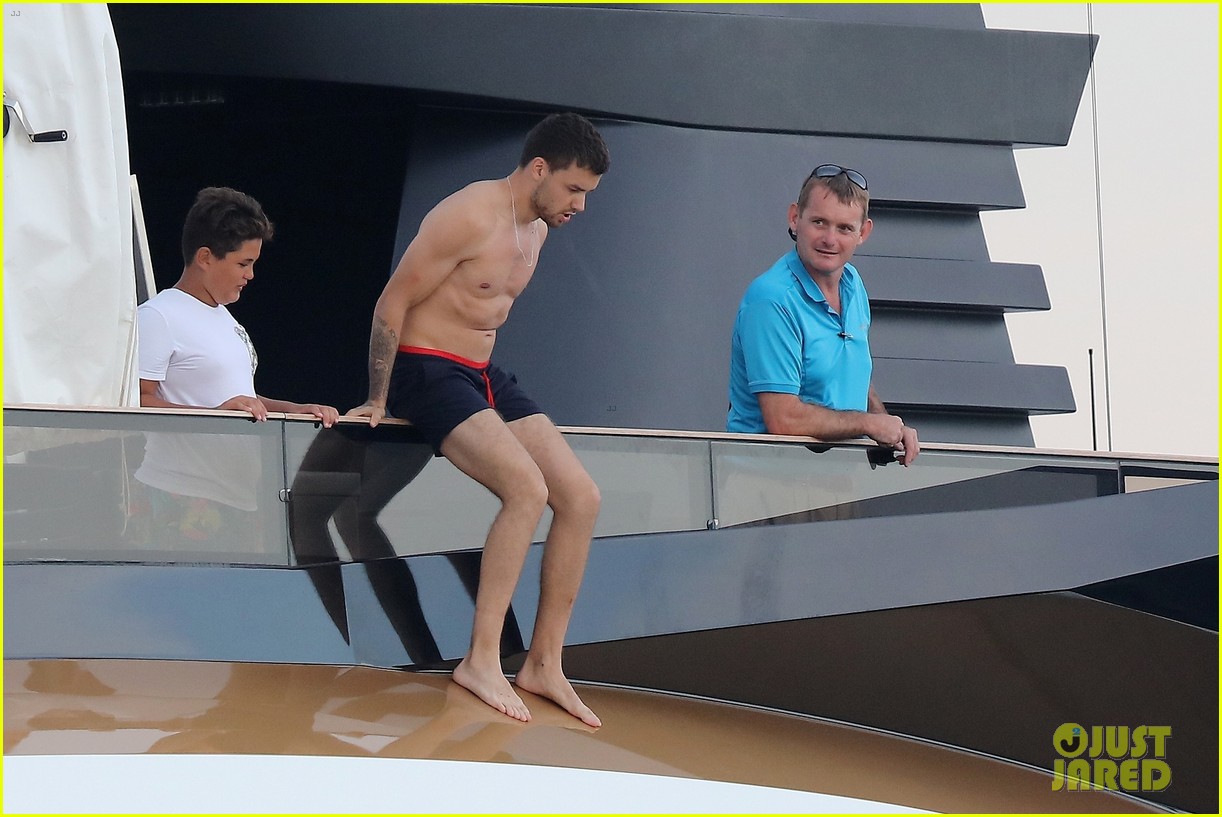 liam payne dances works out while shirtless on a yacht 22