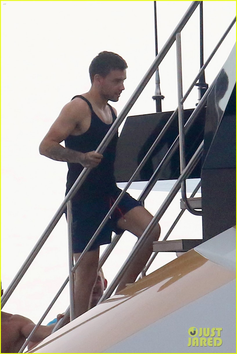 liam payne dances works out while shirtless on a yacht 45