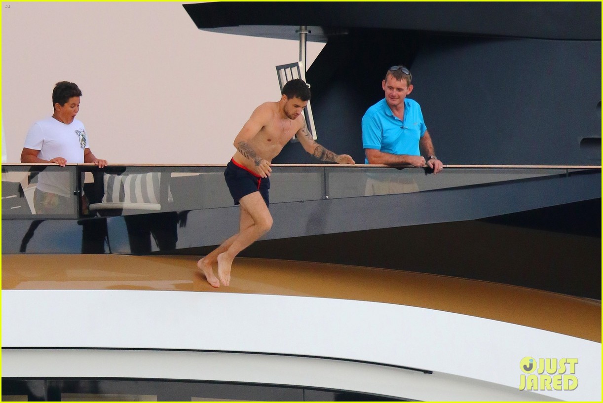 liam payne dances works out while shirtless on a yacht 64