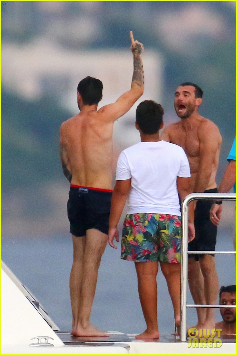 liam payne dances works out while shirtless on a yacht 86