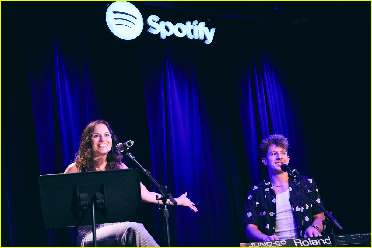 charlie puth returns to his college for spotify voicenotes event 08