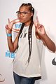 storm reid shows sporty side at mbjam 02