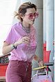 bella thorne is pretty in pink while running errands in la 08