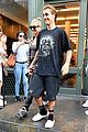 justin bieber gets a haircut with hailey baldwin by his side 05