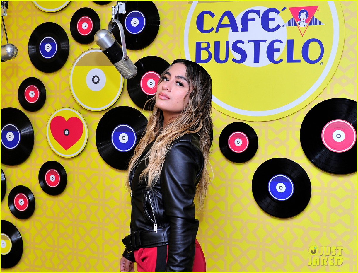 ally brooke celebrates latin culture coffee and music at cafe bustelo studios pop up 07