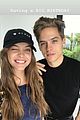 dylan sprouse shows off short new haircut with barbara palvin 02