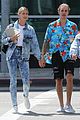 hailey baldwin wears denim outfit to church with justin bieber 20