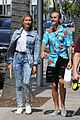hailey baldwin wears denim outfit to church with justin bieber 25