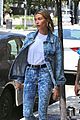 hailey baldwin wears denim outfit to church with justin bieber 34