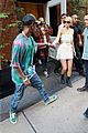 kylie jenner gives travis scott a kiss goodbye in nyc 15