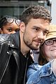 liam payne rocks leather jacket during day of interviews in london 02