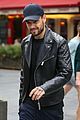 liam payne rocks leather jacket during day of interviews in london 06