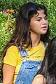 selena gomez wears overall shorts for breakfast with friends 04
