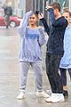 ariana grande friends get drenched rain storm 42