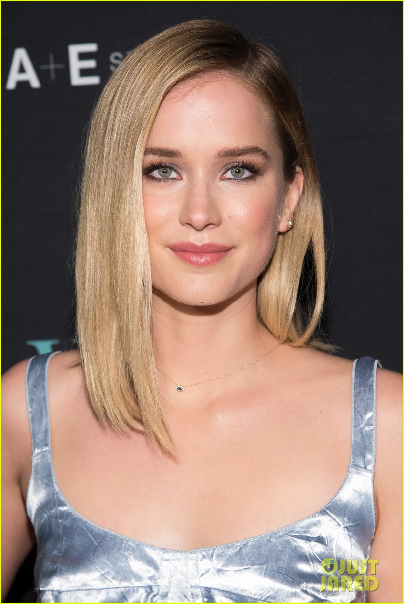 penn badgley elizabeth lail and shay mitchell look stylish at you series premiere 37
