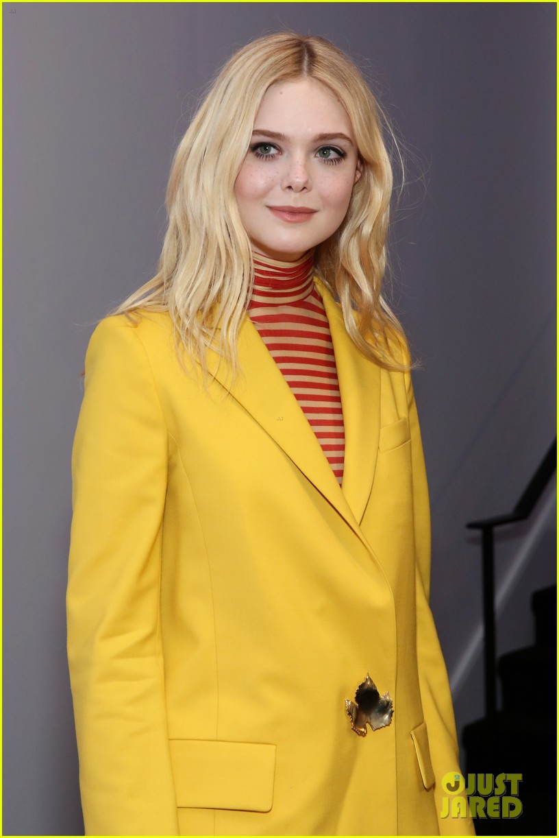 elle fanning think alone now nyc premiere 26