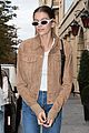 kaia gerber looks chic while heading to paris fashion week fittings 08