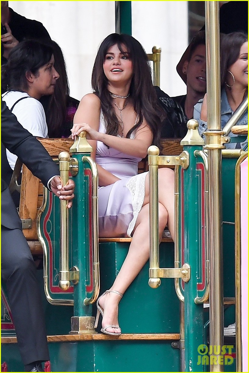 selena gomez arrives at coach pop up launch at the grove2 15