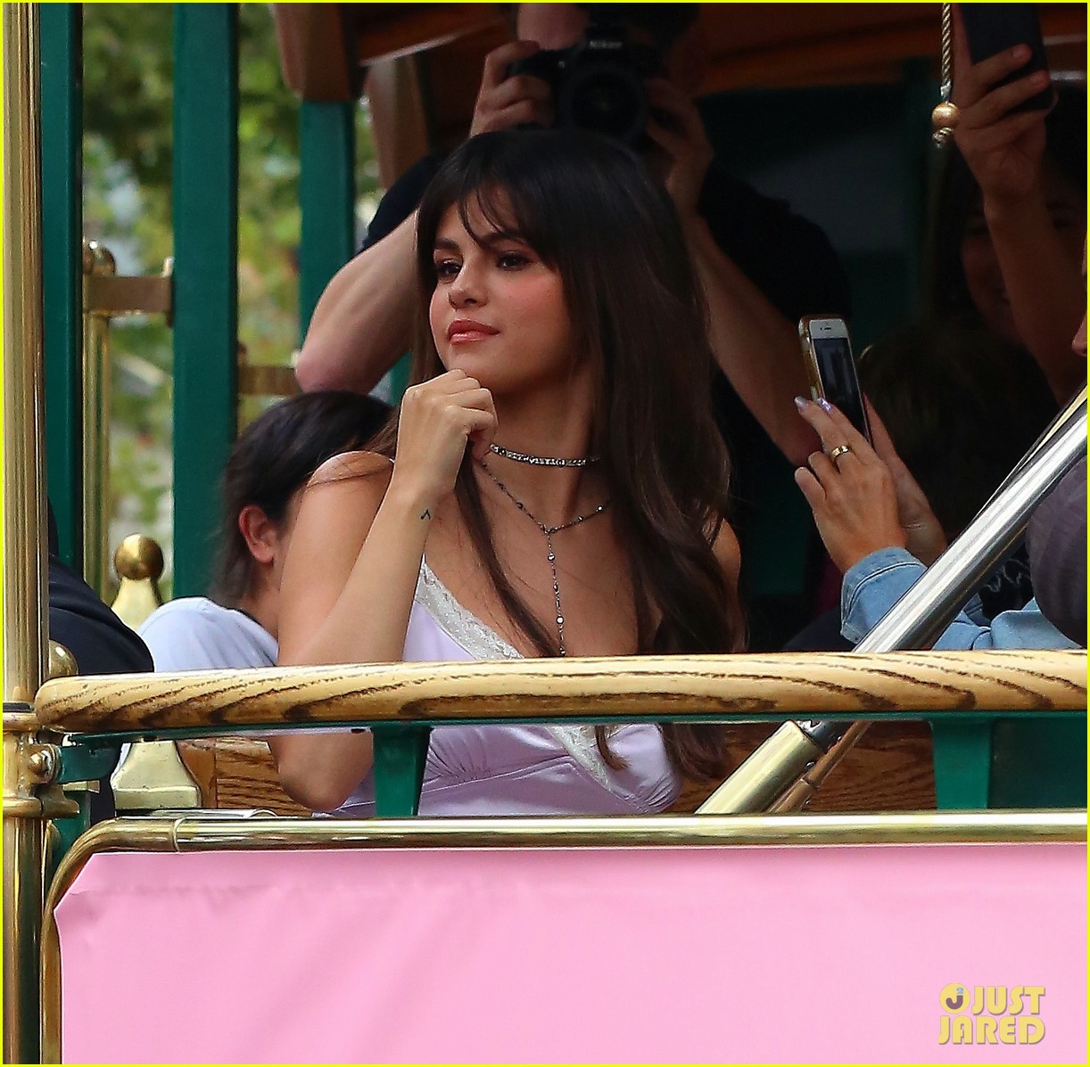selena gomez arrives at coach pop up launch at the grove2 21