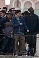 tom holland and zendaya film spider man far from home in the canals in italy19
