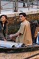 tom holland and zendaya film spider man far from home in the canals in italy36