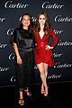 lily collins red dress cartier nyfw party 02