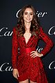 lily collins red dress cartier nyfw party 05