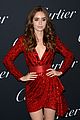 lily collins red dress cartier nyfw party 06