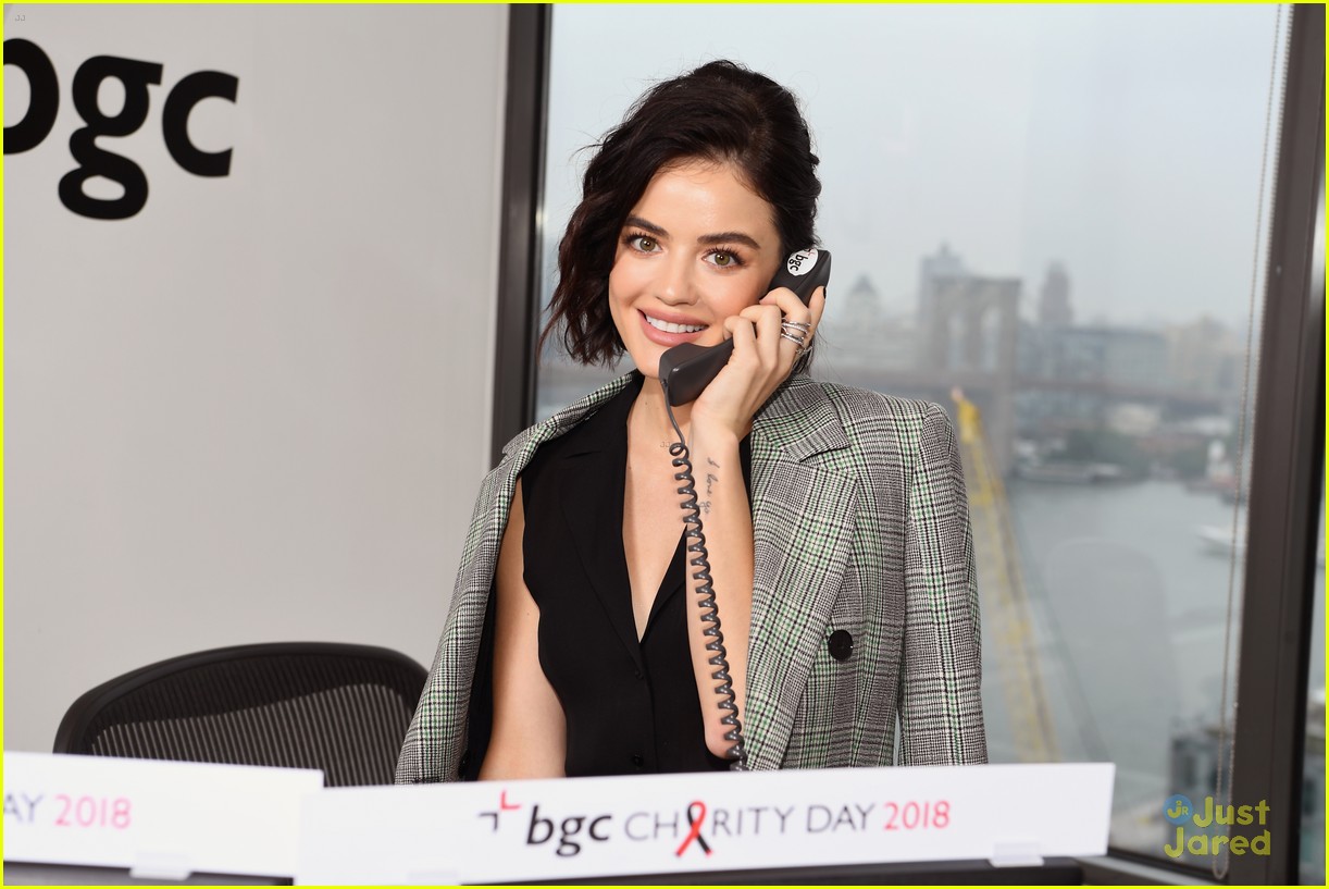 lucy hale cantor charity day 22
