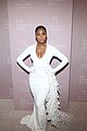 normani white sleeved gown diamond ball 01