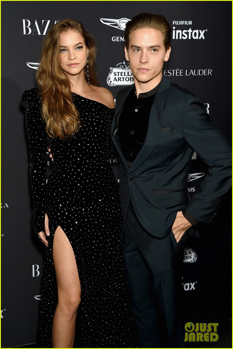 dylan sprouse and barbara palvin are way too cute at harpers bazaar icons event 15
