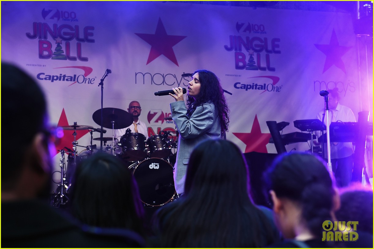alessia cara suits up for jingle ball kick off event 09