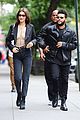 bella hadid the weeknd hold hands for birthday lunch 01