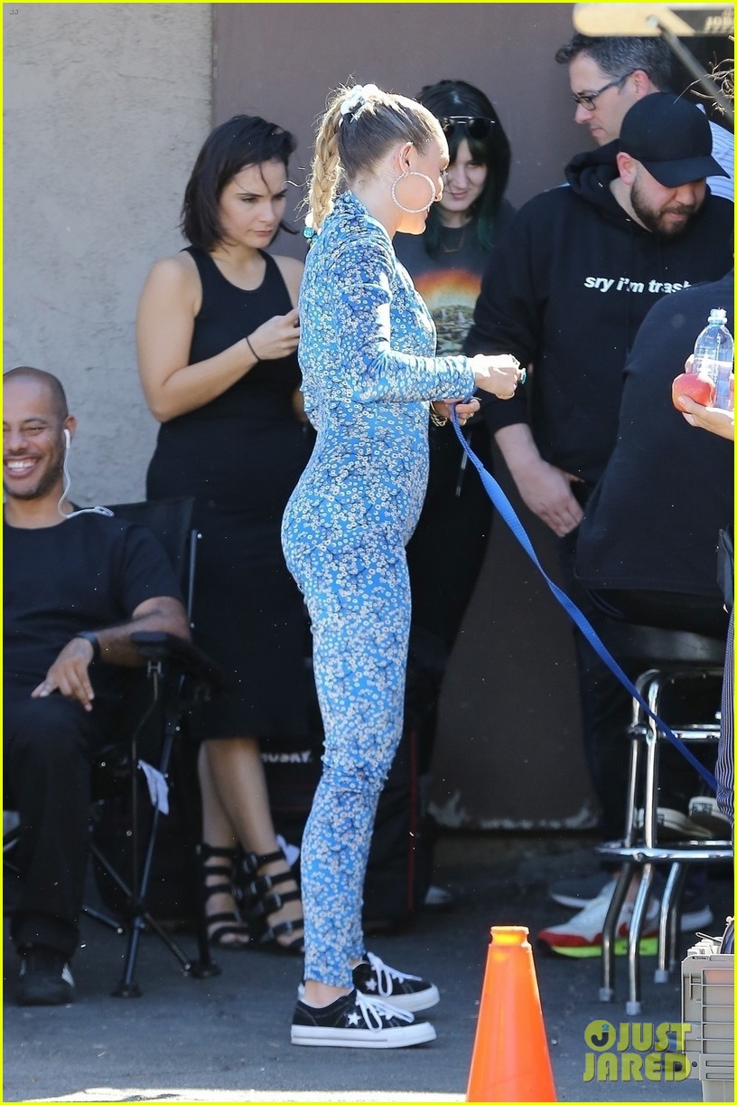miley cyrus wears a jumpsuit for new project 09