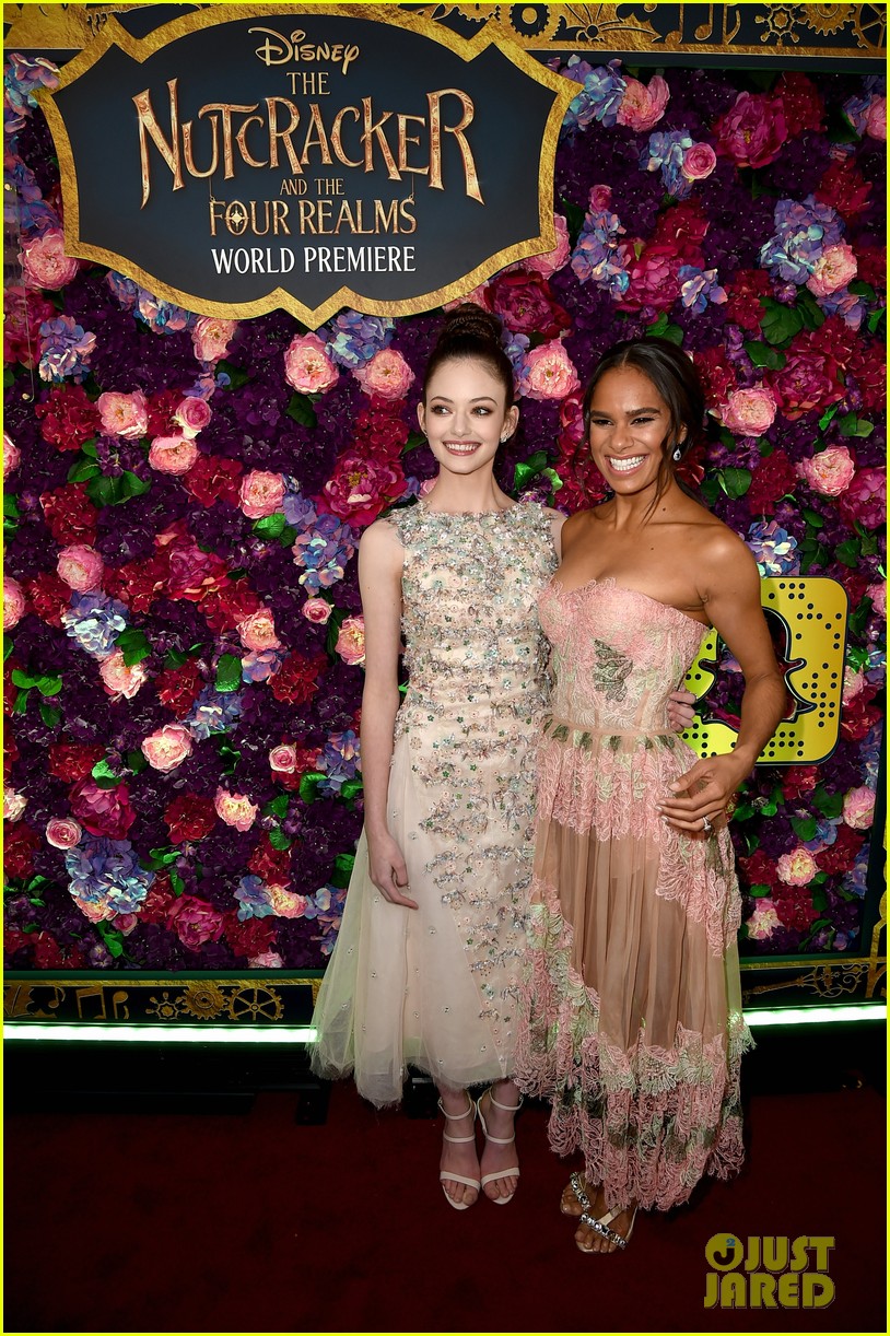 mackenzie foy and misty copeland are fresh in floral at nutcracker premiere 09