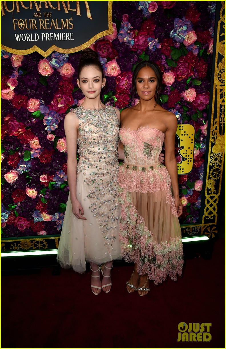 mackenzie foy and misty copeland are fresh in floral at nutcracker premiere 35