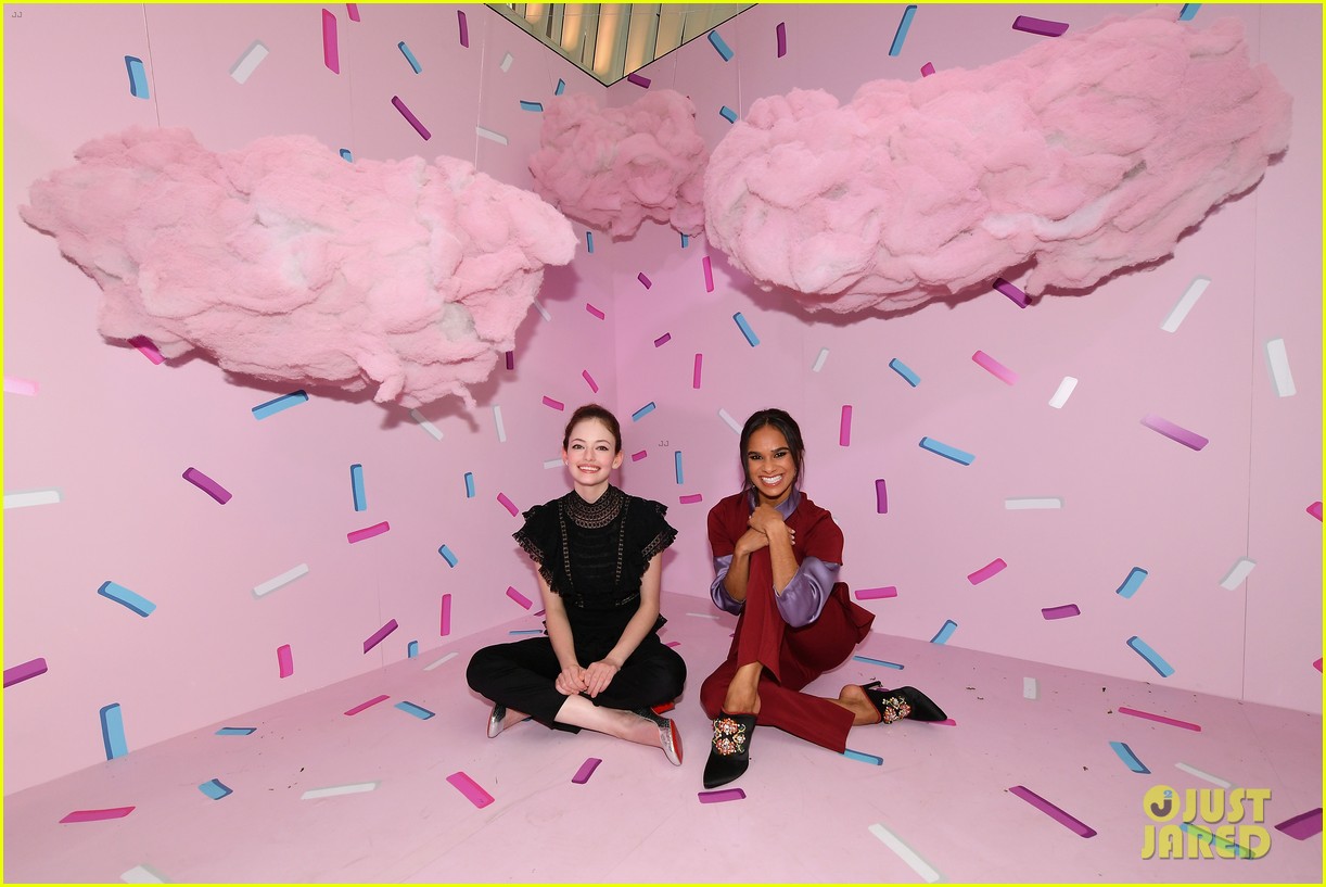 mackenzie foy and misty copeland journey into nutcracker and the four realms at nyc pop up06
