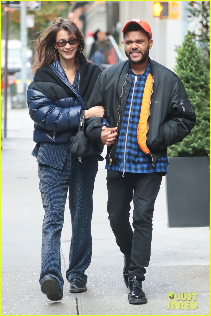 bella hadid and the weeknd are all smiles while strolling in nyc 07