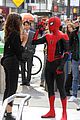 tom holland dons spider man far from home costume while filming with zendaya in nyc208