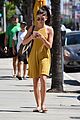 sarah hyland goes braless in mustard yellow dress while out in la06