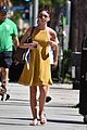sarah hyland goes braless in mustard yellow dress while out in la08